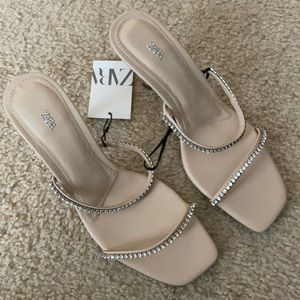 Zara Rhinestone Sandals